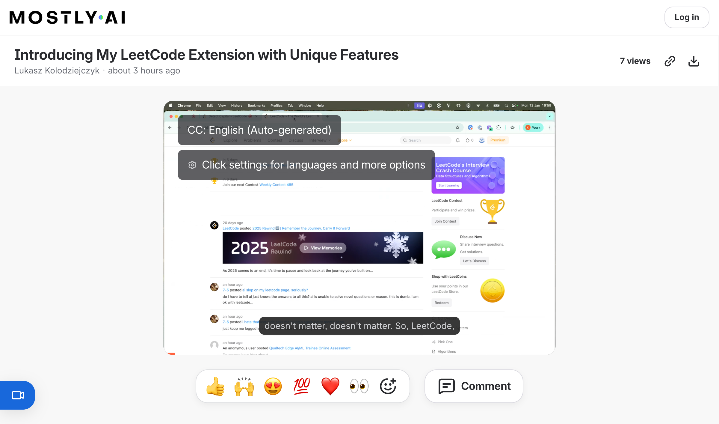 LeetCode Goggins Extension